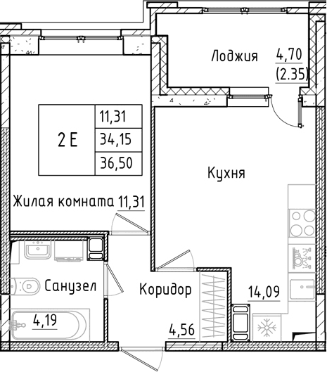 Планировка квартиры