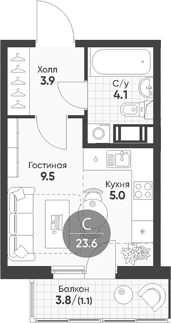 Планировка квартиры