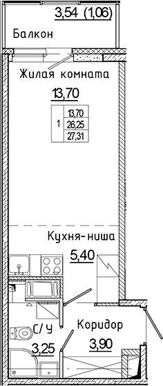 Планировка квартиры