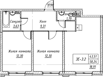 Планировка квартиры