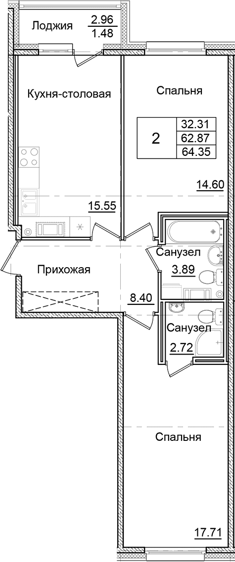Планировка квартиры