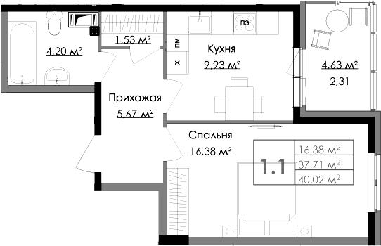 Планировка квартиры