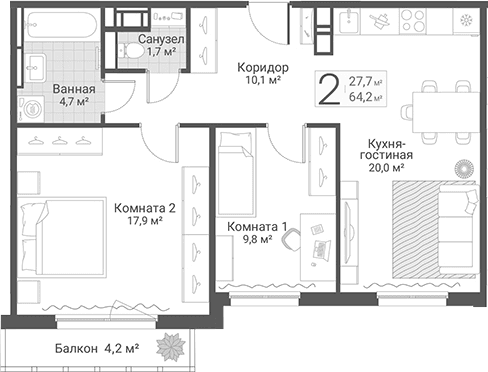 Планировка квартиры