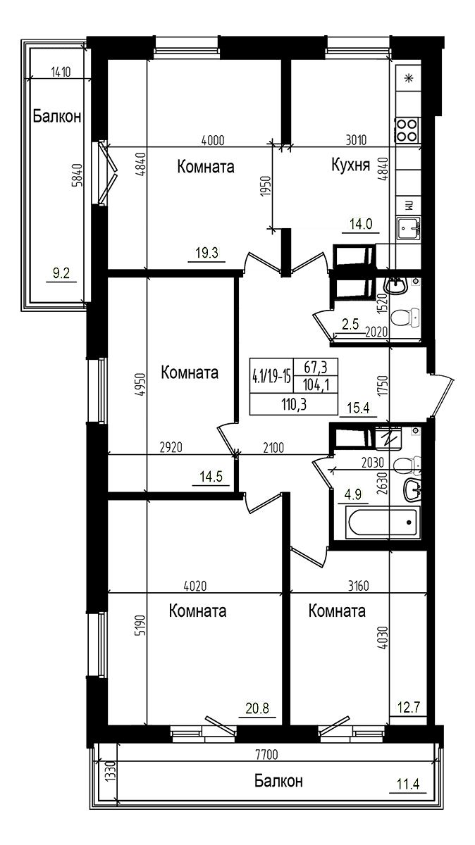 Планировка квартиры