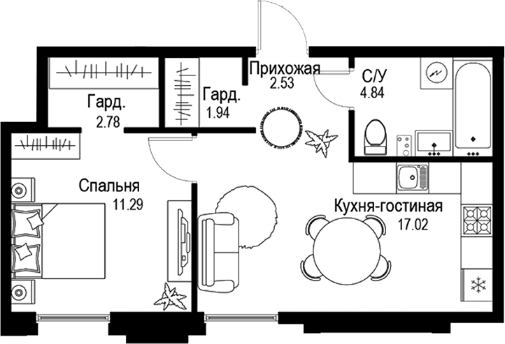 Планировка квартиры