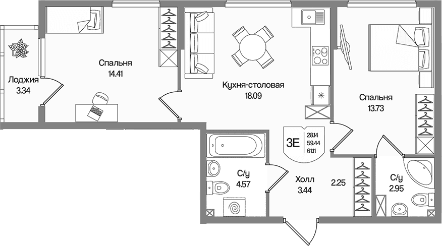 Планировка квартиры