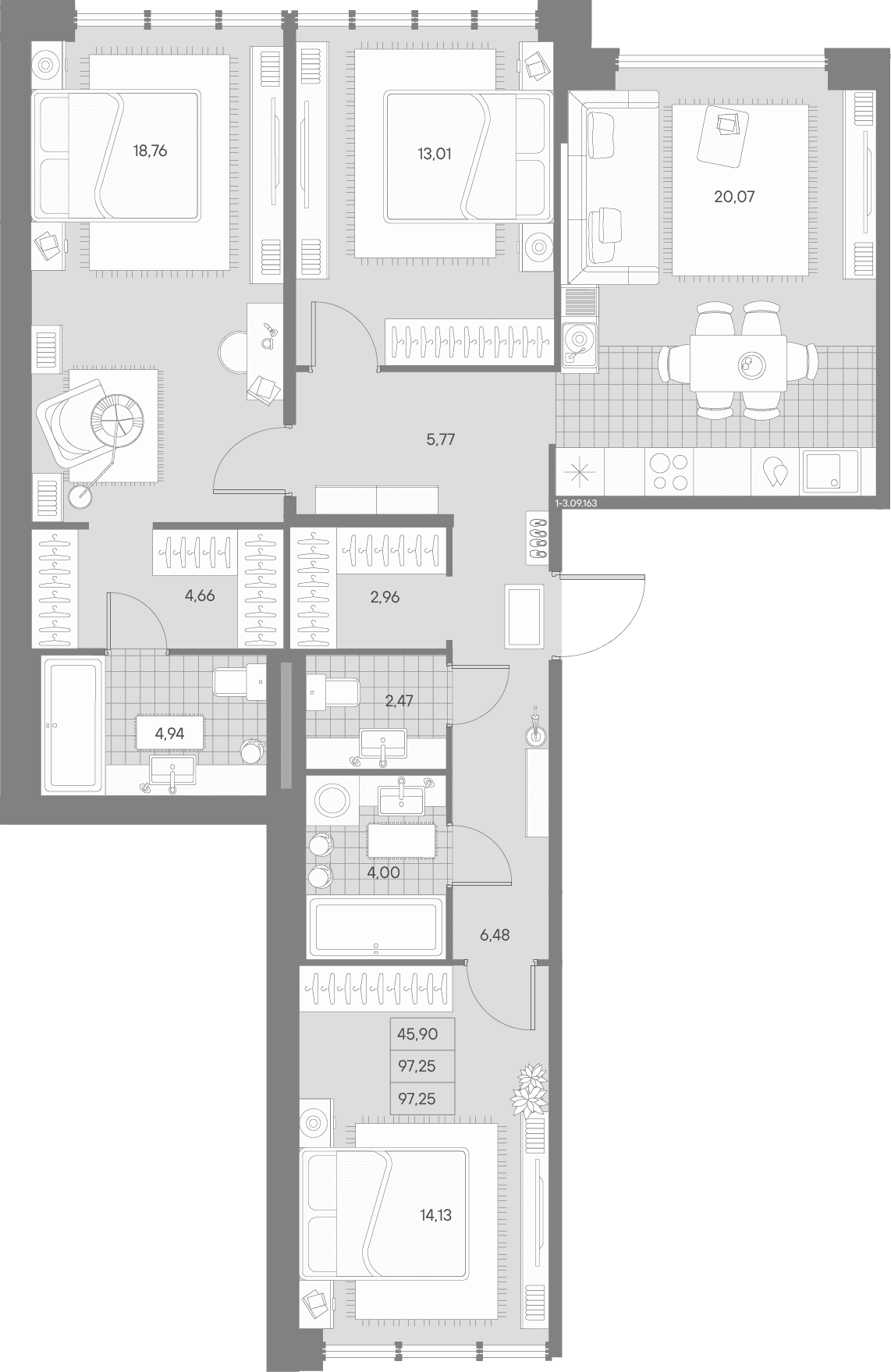 Планировка квартиры