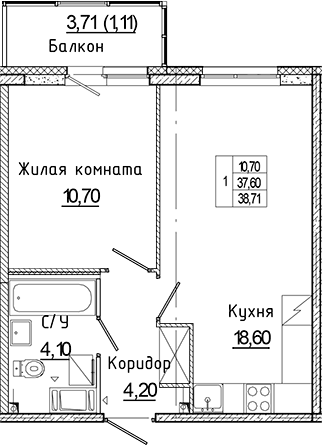 Планировка квартиры