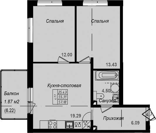 Планировка квартиры