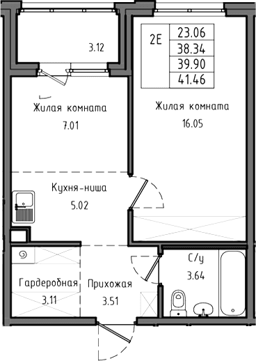 Планировка квартиры