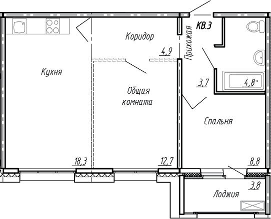 Планировка квартиры