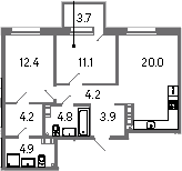 Планировка квартиры