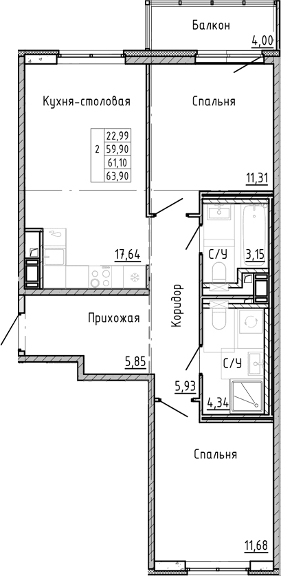 Планировка квартиры