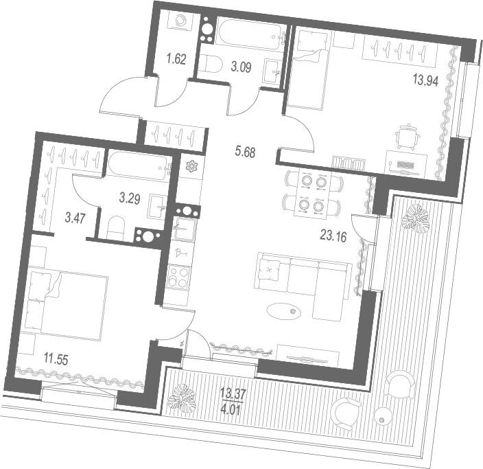 Планировка квартиры