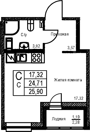 Планировка квартиры