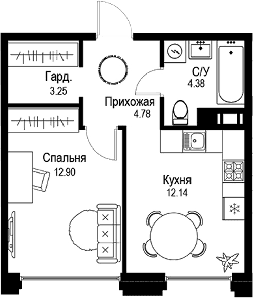 Планировка квартиры