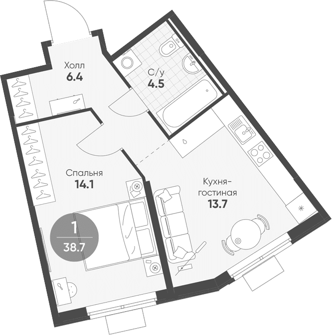 Планировка квартиры