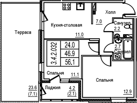 Планировка квартиры