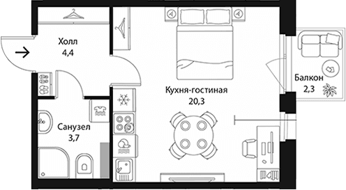 Планировка квартиры