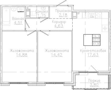 Планировка квартиры