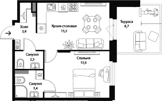 Планировка квартиры