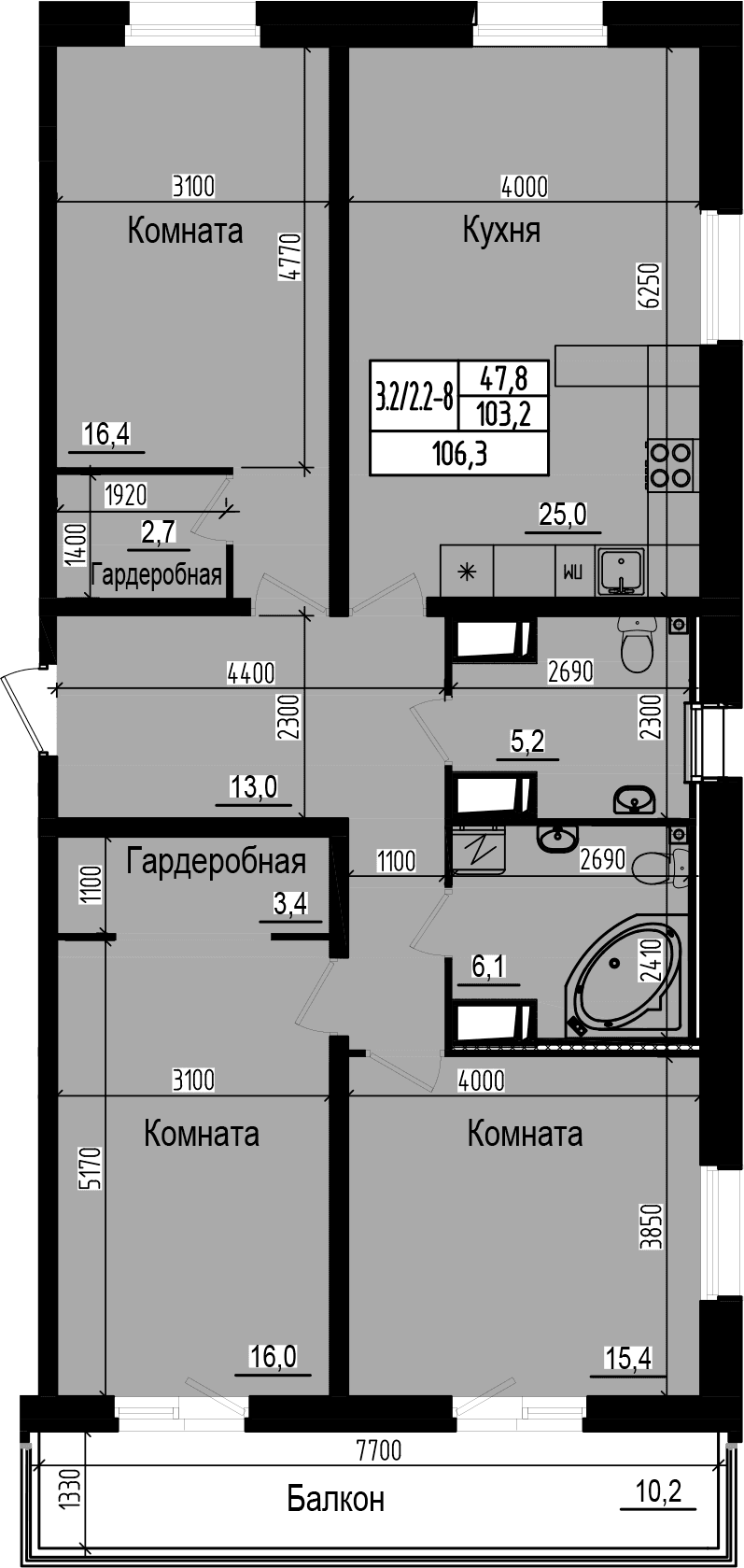 Планировка квартиры