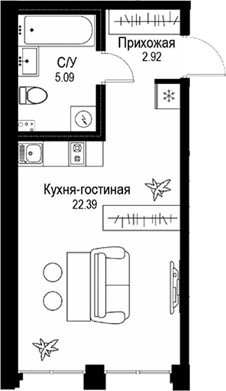 Планировка квартиры