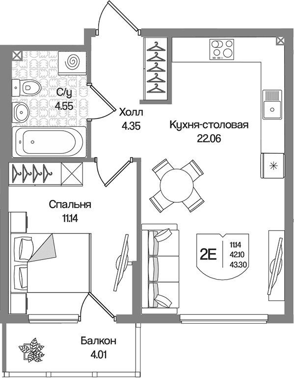 Планировка квартиры