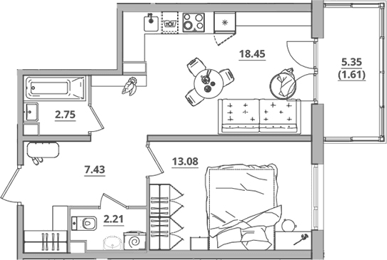 Планировка квартиры