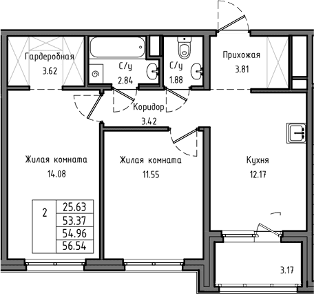 Планировка квартиры