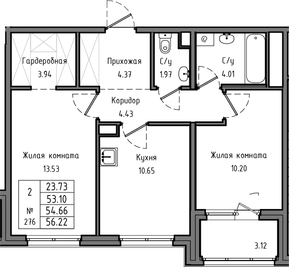 Планировка квартиры