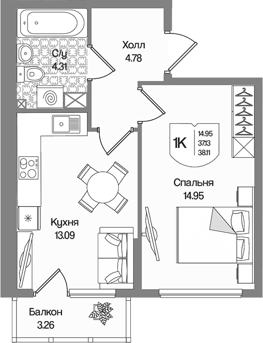 Планировка квартиры