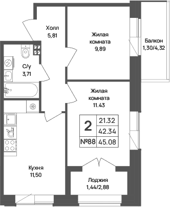 Планировка квартиры