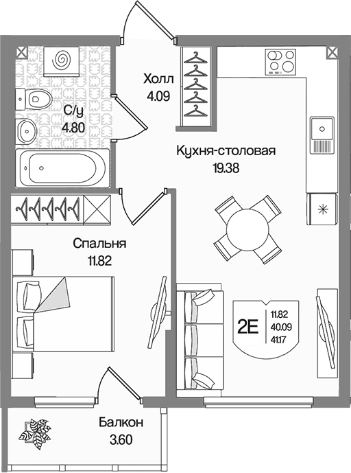 Планировка квартиры