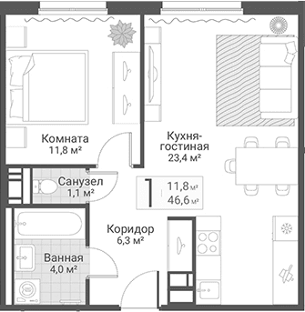 Планировка квартиры