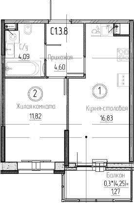 Планировка квартиры