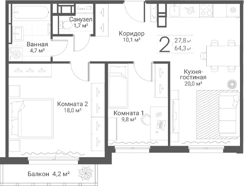 Планировка квартиры