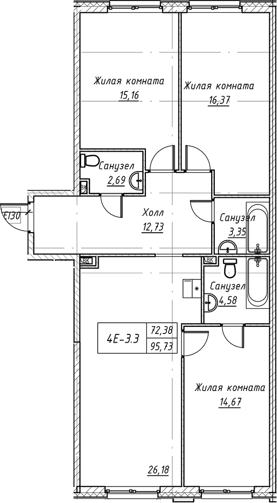 Планировка квартиры