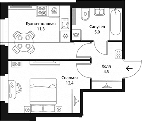 Планировка квартиры