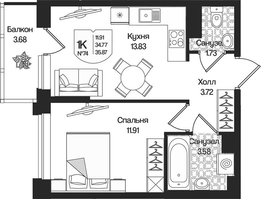 Планировка квартиры