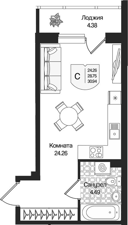 Планировка квартиры
