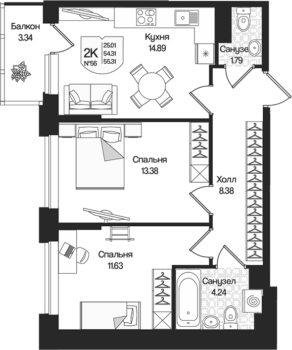 Планировка квартиры