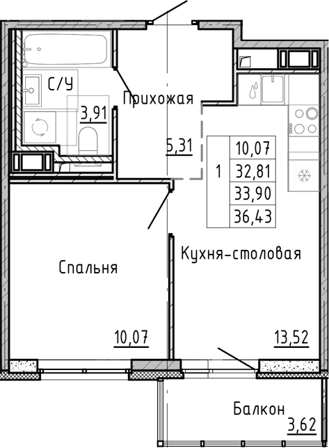 Планировка квартиры