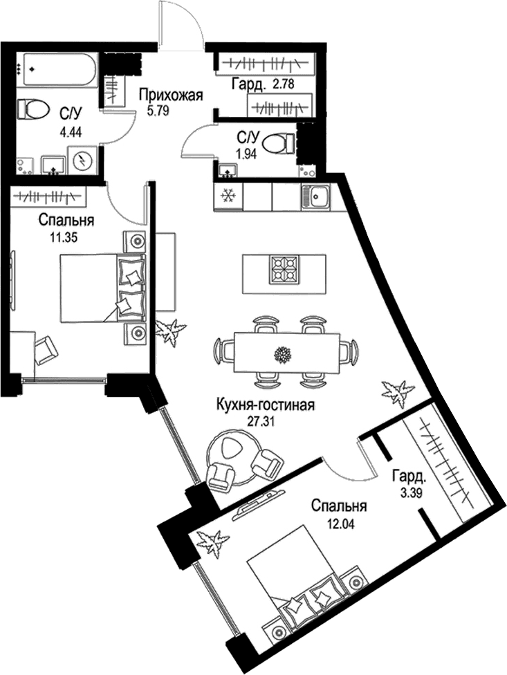 Планировка квартиры
