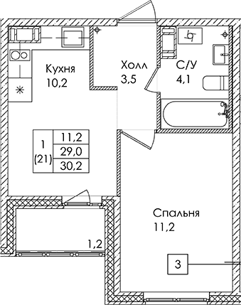 Планировка квартиры