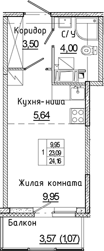 Планировка квартиры