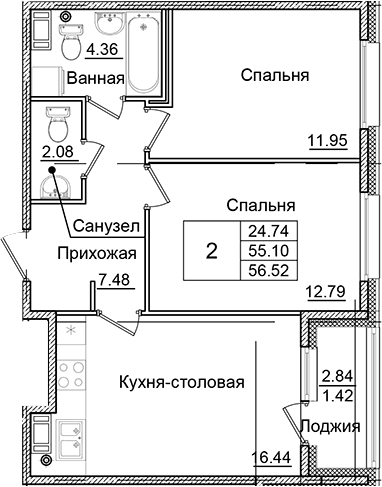 Планировка квартиры
