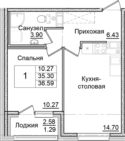 Планировка квартиры