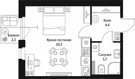 Планировка квартиры