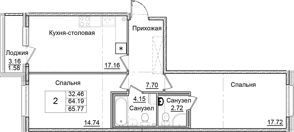 Планировка квартиры